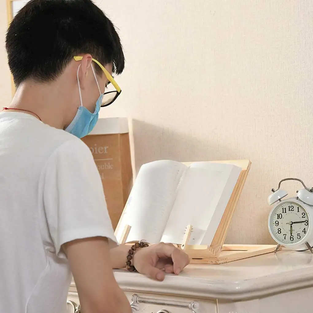 Children Adults Book Reading Holder Laptop Computer Stand Tabletop Folded Support Mount for Home Bedroom Office