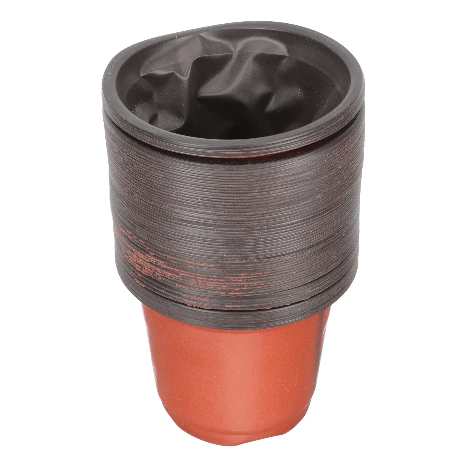 100Pcs Dual Color Plant Nursery Pots Thickened Plastic Flower Holders Bottom Hole Design for Garden Office Home Succulent