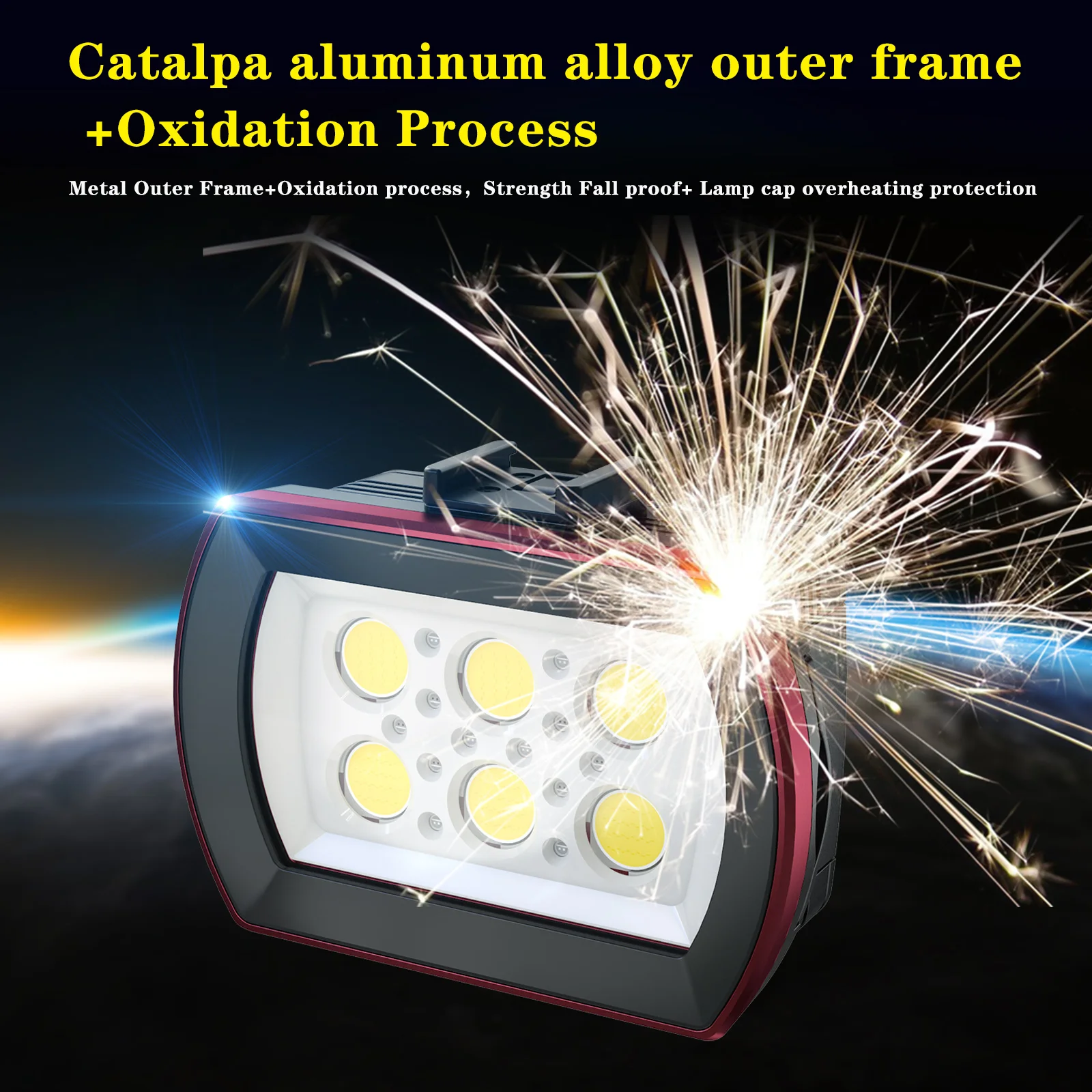 Searogs 6000Lm 40M إضاءة مقاومة للماء كاميرا ملء ضوء فلاش تحت الماء ستروب الغوص التصوير الإضاءة التبعي