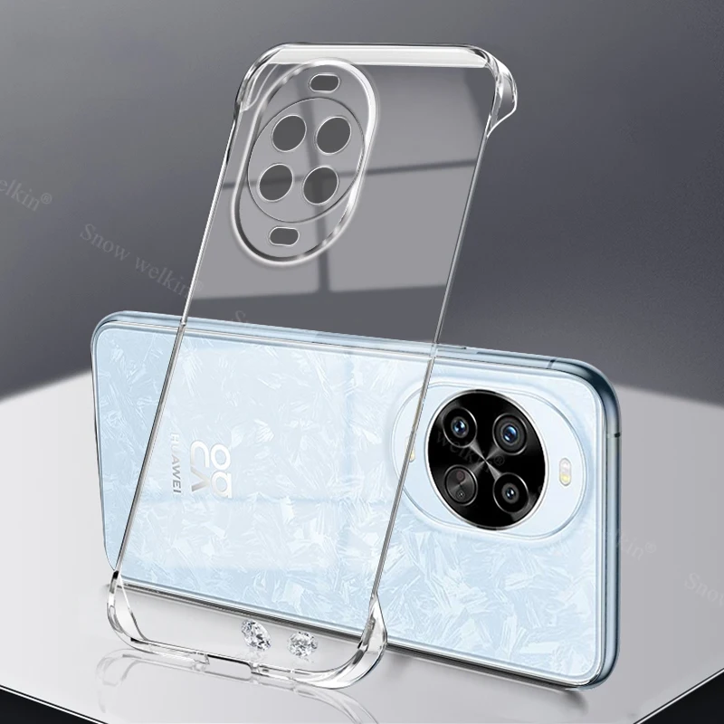 Huawei Nova 14 13 12 Nova14 11 10 9 8 Ultra Pro Lite SE 12S 13i用 フレームレス スリム クリア プラスチック PC ハードケース バックカバー