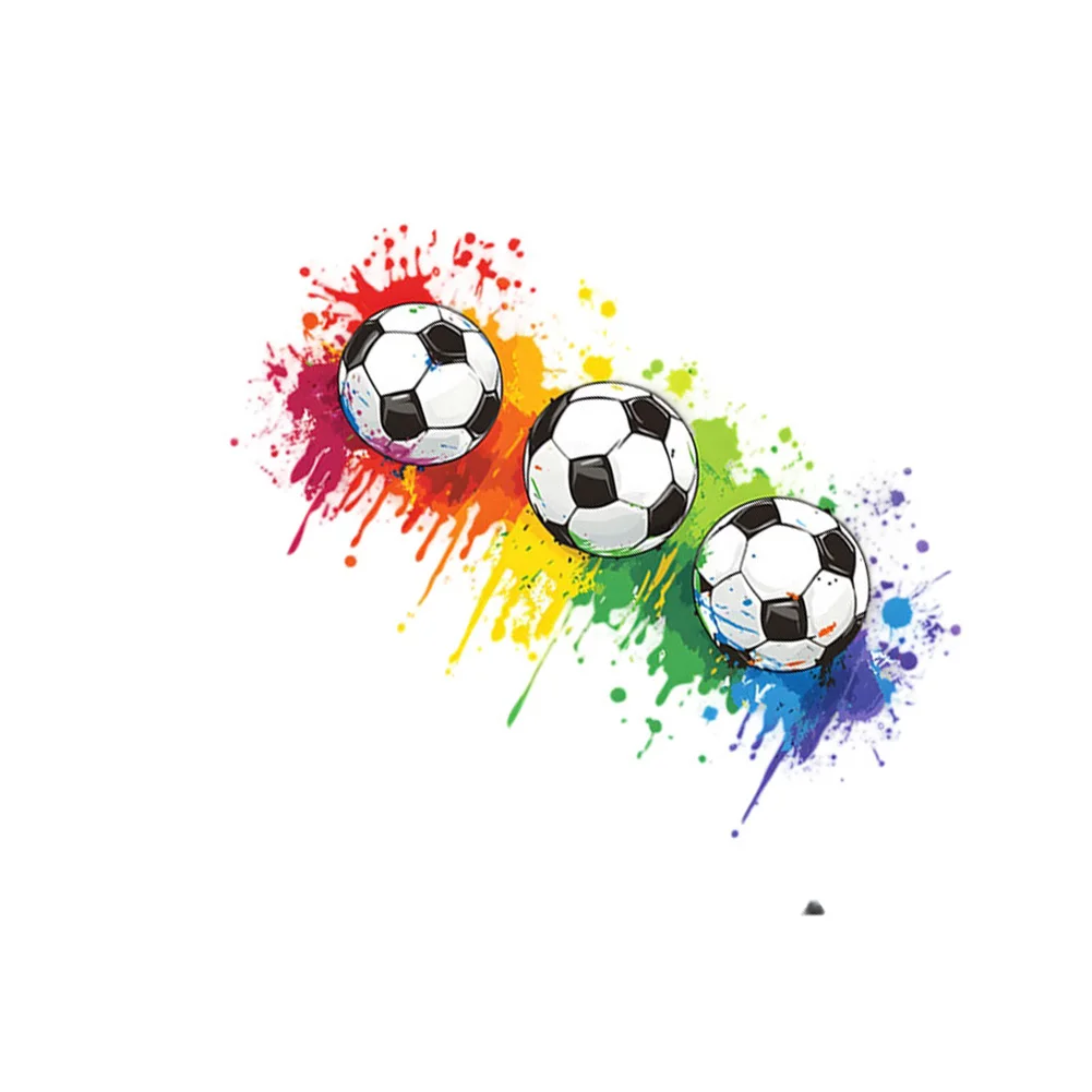 PVC Soccer Wall Art Decal for Living Room For Bedroom Room Play Space and Sports-Themed Restaurant or Lounge Interior Use