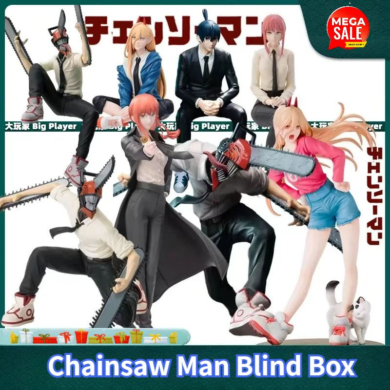 

Chainsaw Man Blind Box Anime Mini Figures Cute Collectible Dolls Mystery Toy Gift For Boys Girls And Anime Fans
