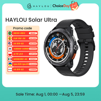 HAYLOU Solar Ultra GPS Smart Watch 1.6” AMOLED Display 60Hz Refresh Rate Bluetooth Calls 5ATM Water Resistance Sports Smartwatc