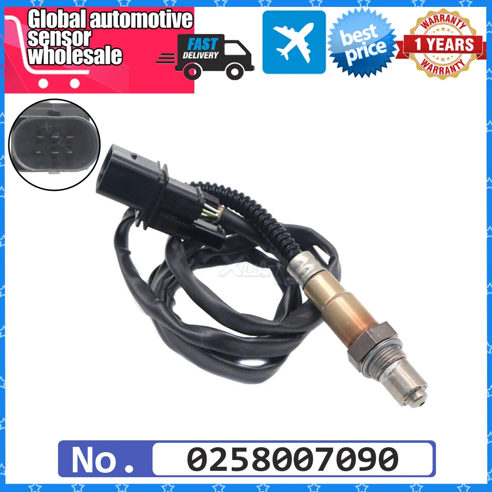 Car Air Fuel Ratio Lambda Probe O2 Oxygen Sensor for Volkswagen Passat Audi A4 A6 Avant Skoda SUPERB 1.8 2.0 96-08 0258007090