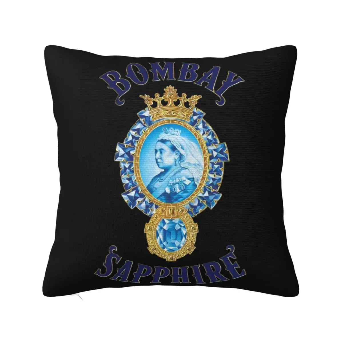 New Bombay Sapphire Gin Graphic Liquor Mens Black Size 3Xl Cheap Sale Straight Halloween Pillow Case