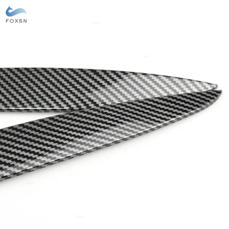 

Car Headlights Eyebrow Eyelids Cover Trim For VW Golf 4 MK4 1997 1998 1999 2000 2001 2002 ABS Glossy Black/ Carbon Fiber Style
