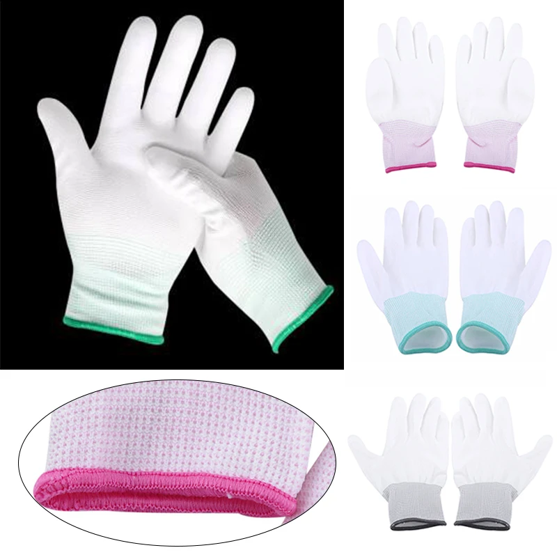 

Safety gloves Work Gloves PU Coated Finger Gloves Antiskid Glove Anti Static Glove Clean Gloves Anti Static Antiskid Safety