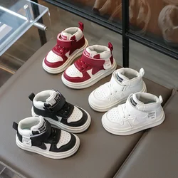 2024 Autumn Winter New Children Fashion Sneakers for Girls Boy Fashion Korean Style Soft Bottom Anti-slippey Baby Versatile Shoe