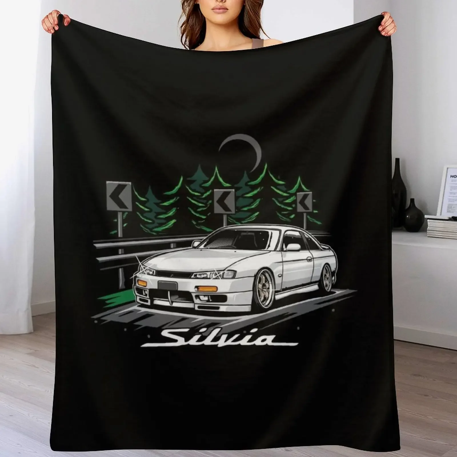

Silvia s14 Kouki Throw Blanket Thin Soft Blanket for Summer Night Sleeping