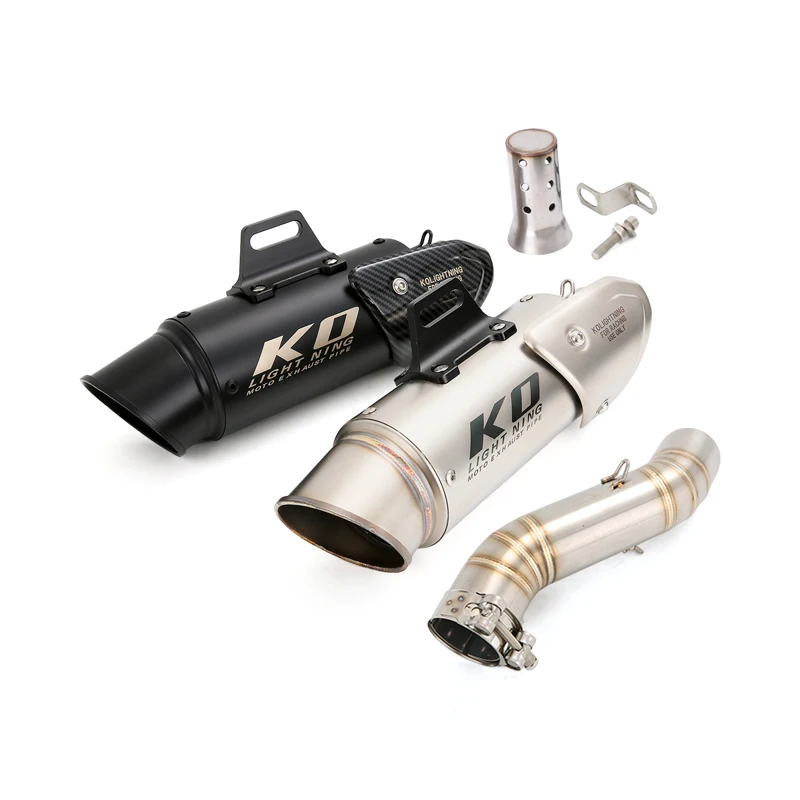 

Для Honda CBR400R CBR500R CB500F 2016-2025 CB500X CB400X надеваемая выхлопная средняя труба 51 мм глушитель мотоцикла из нержавеющей стали Escape