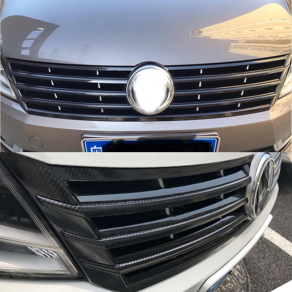 For Volkswagen VW CC 2013-2018 Intake grille Control Panel Door Handle Carbon Fiber Stickers Decals Car styling Accessorie