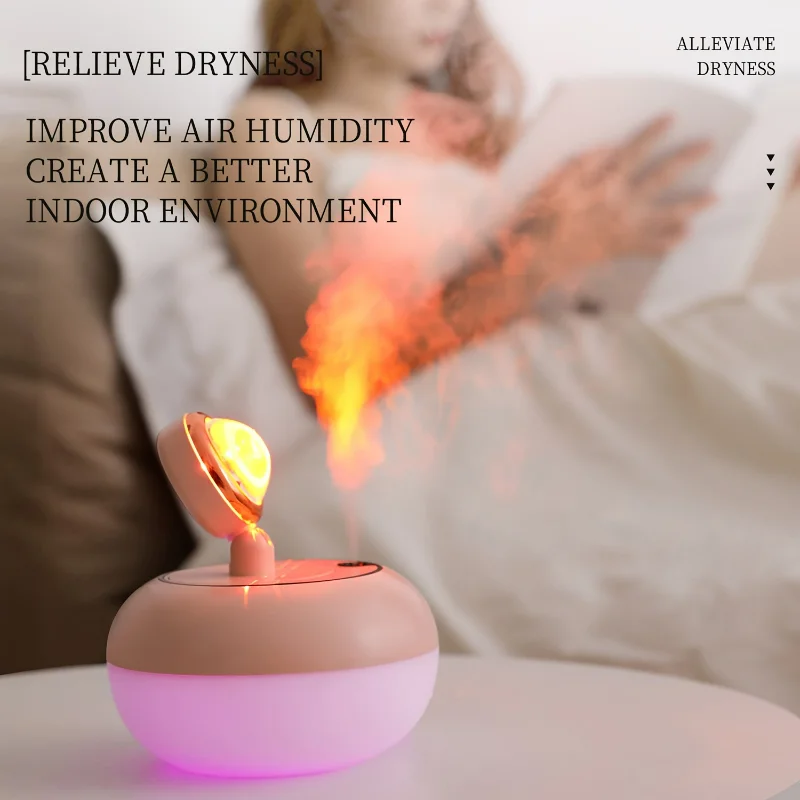 1pc, Sunset Lamp Humidifier,  Bedroom Water Replenisher Desktop Creative Atmosphere Night Light Humidifier