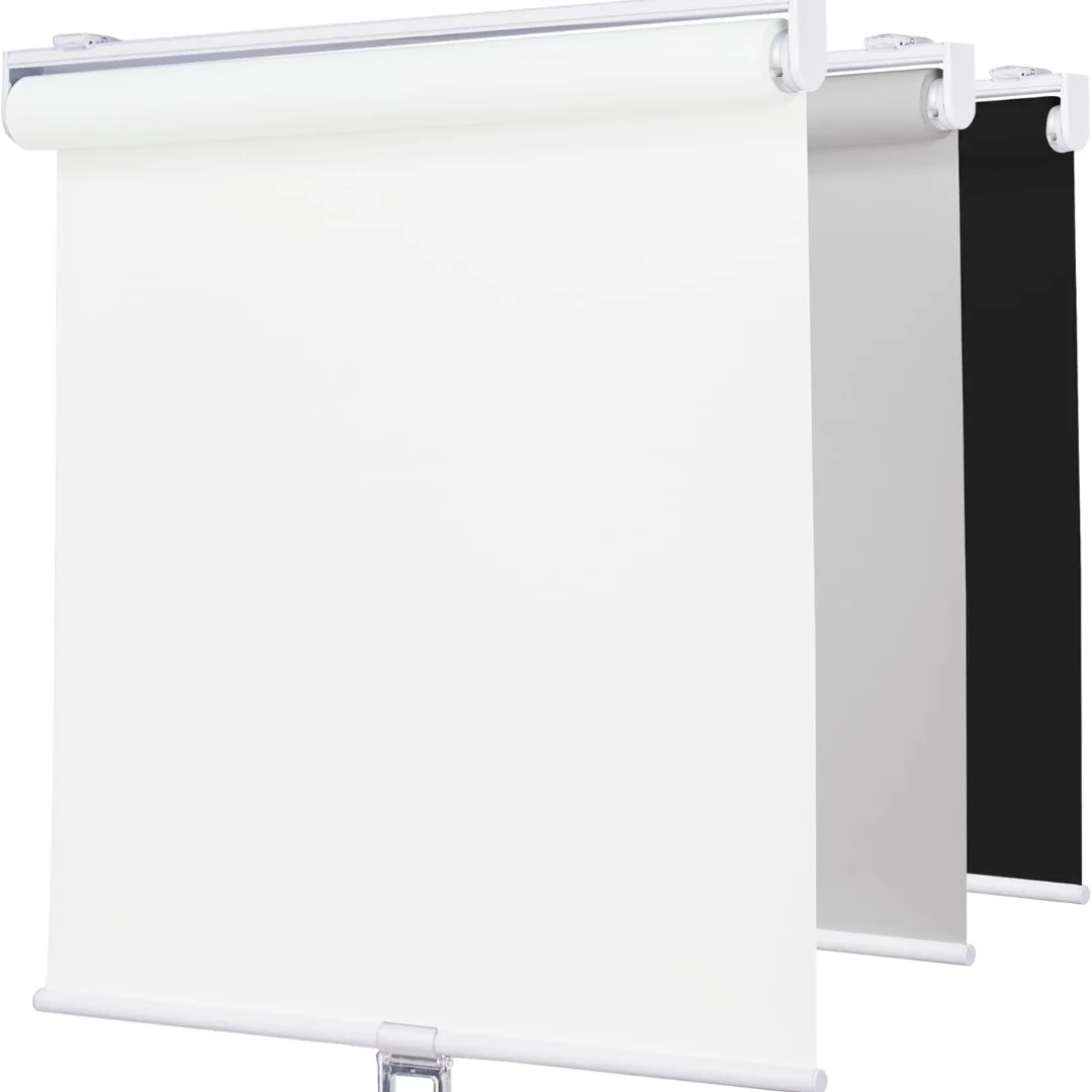 

Hot Selling Cordless Temperature Balance Privacy Protecting 100% Blackout Manual Roller Blinds for Windows