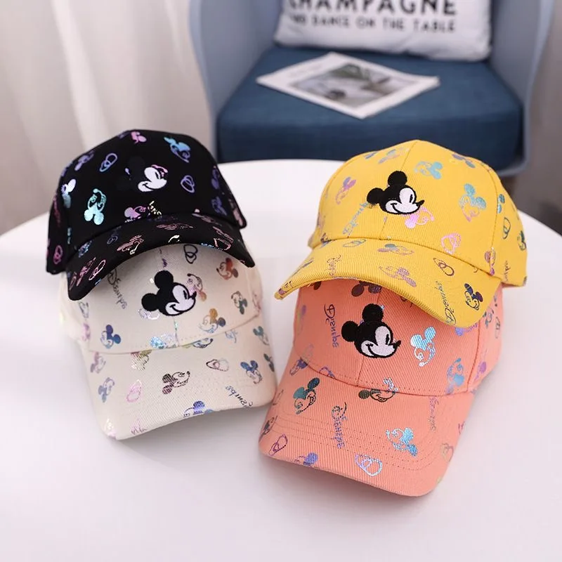 Hot Sale Children\'s Lovely Mickey Cap Cotton Cartoon Baseball Cap Fashion Girls Boys Hat