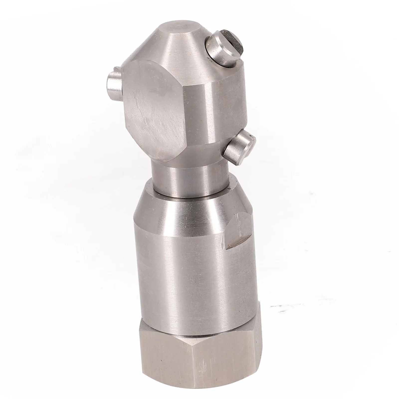 Rotating Tank Cleaning Nozzle in 304 Stainless Steel for 360 Degree Spray Coverage in Storage and Processing Vessels