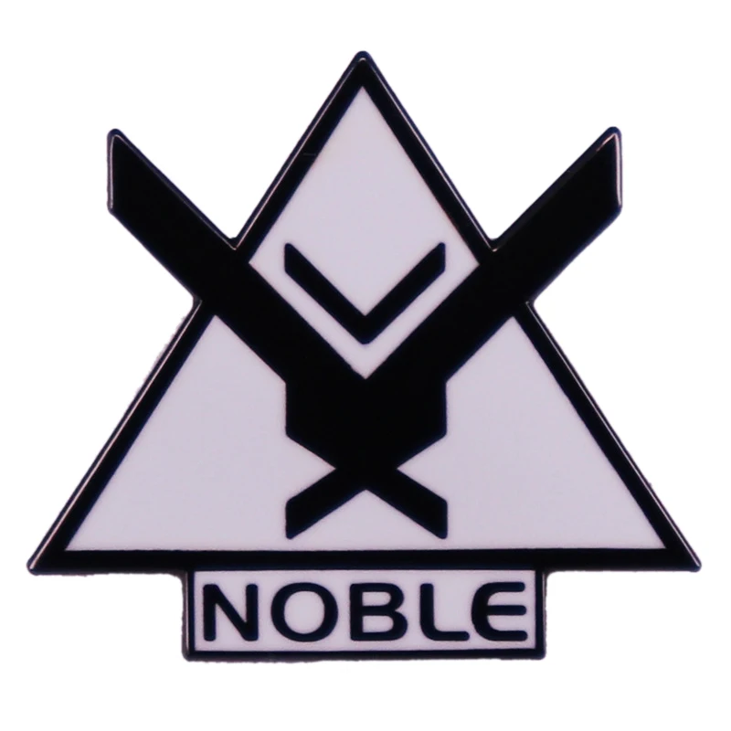 Halo Game Noble Team Symbol Brooch Noble Badge Enamel Pin Lapel Pins Badge Hats Clothes Backpack Decoration Jewelry Accessories