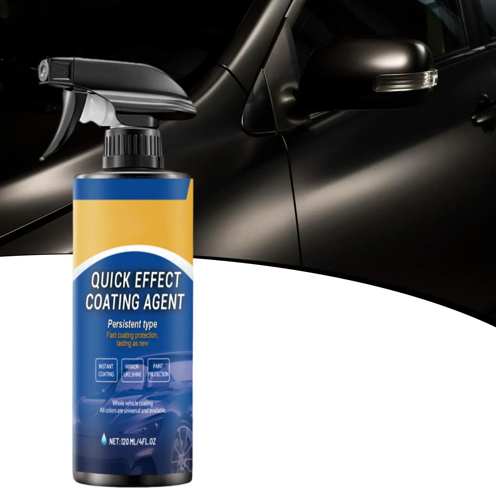 Spray de revêtement de voiture polyvalent pour les détails du revêtement en verre, soins extérieurs automobiles