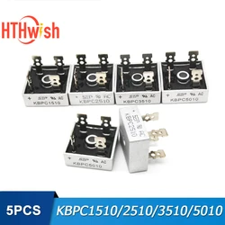5PCS Diode Bridge Rectifiers KBPC5010 KBPC1010 KBPC1510 KBPC2510 KBPC3510 Rectifier 10A 15A 25A 35A 50A
