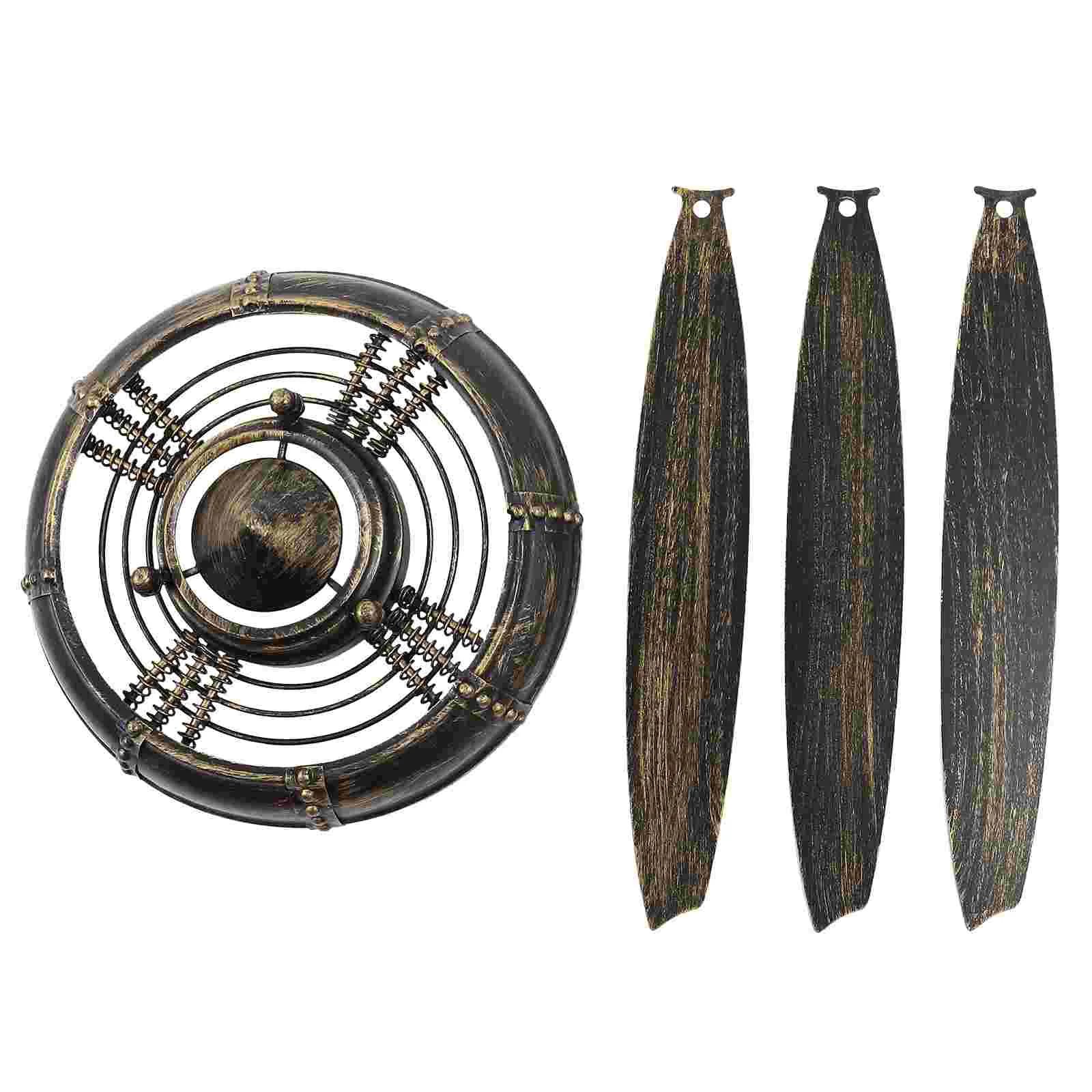 

Propeller Wall-mounted Home Bar Decor Supply Decorations Hanging Iron Vintage Office Clock