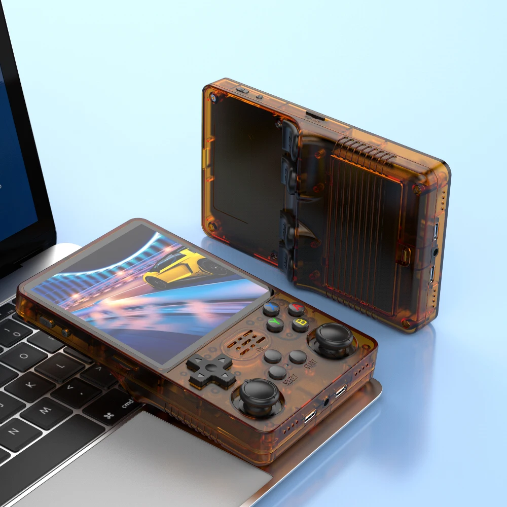 BOYHOM R36PLUS Retro Handheld Console 4 Inch IPS Scherm 64 GB 128G WiFi NES SNES Game Boy Advance N64 PS1 PSP Emulator