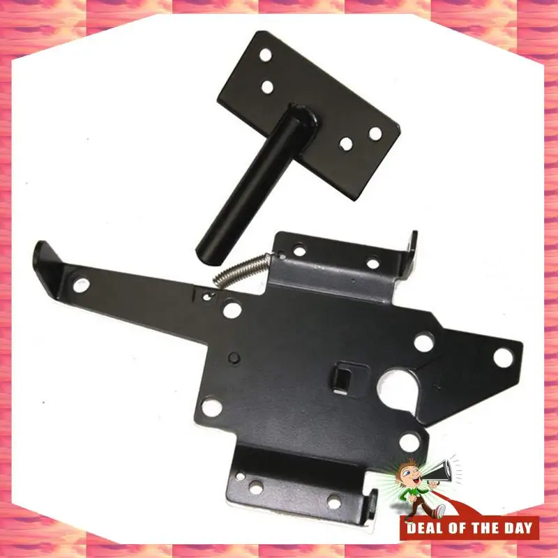 24-Hour Delivery Quick Pin Door Bolt Automatic Latch Gate Lock Post Mount Self-Locking Bolts Accessories Included