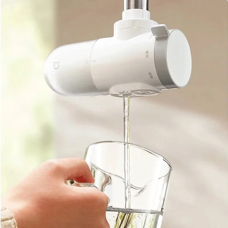 Newest XIAOMI Mijia Faucet Water Purifier 2 Household Kitchen Tap Visible Water Filter Activated Carbon Percolator System