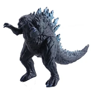 Godzilla VS Kingkong Figura de ação Gojira Soft Glue, King Ghidorah, modelo de articulações móveis para criança, presente do menino, 17-30cm 12 principais vendas boneco godzilla 30 cm - №3