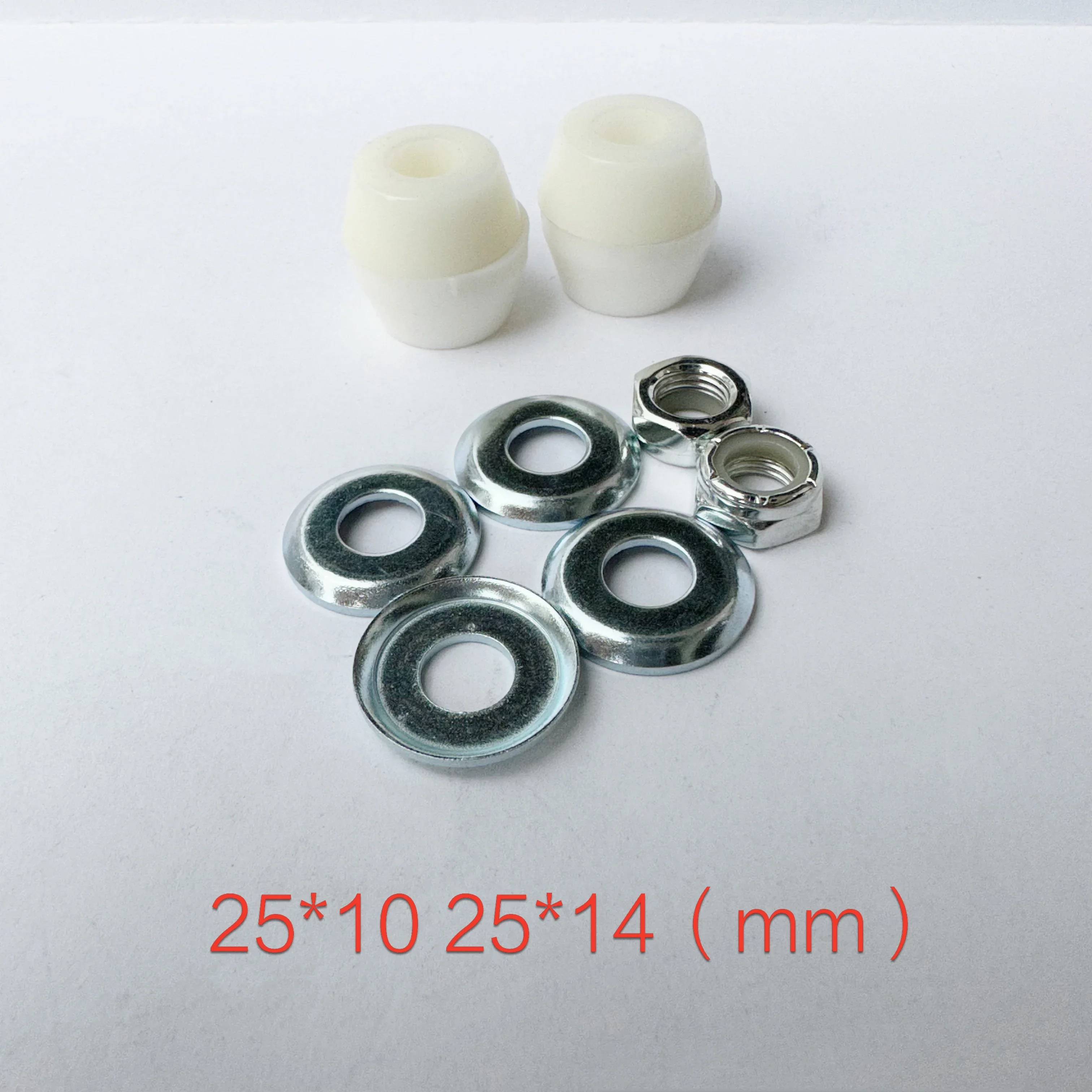 New Skateboard PU Rubber Colorful Shock Absorber Set Top/Bottom Bush Washers 90a Hard Longboard Pivot Tube Accessories Cups