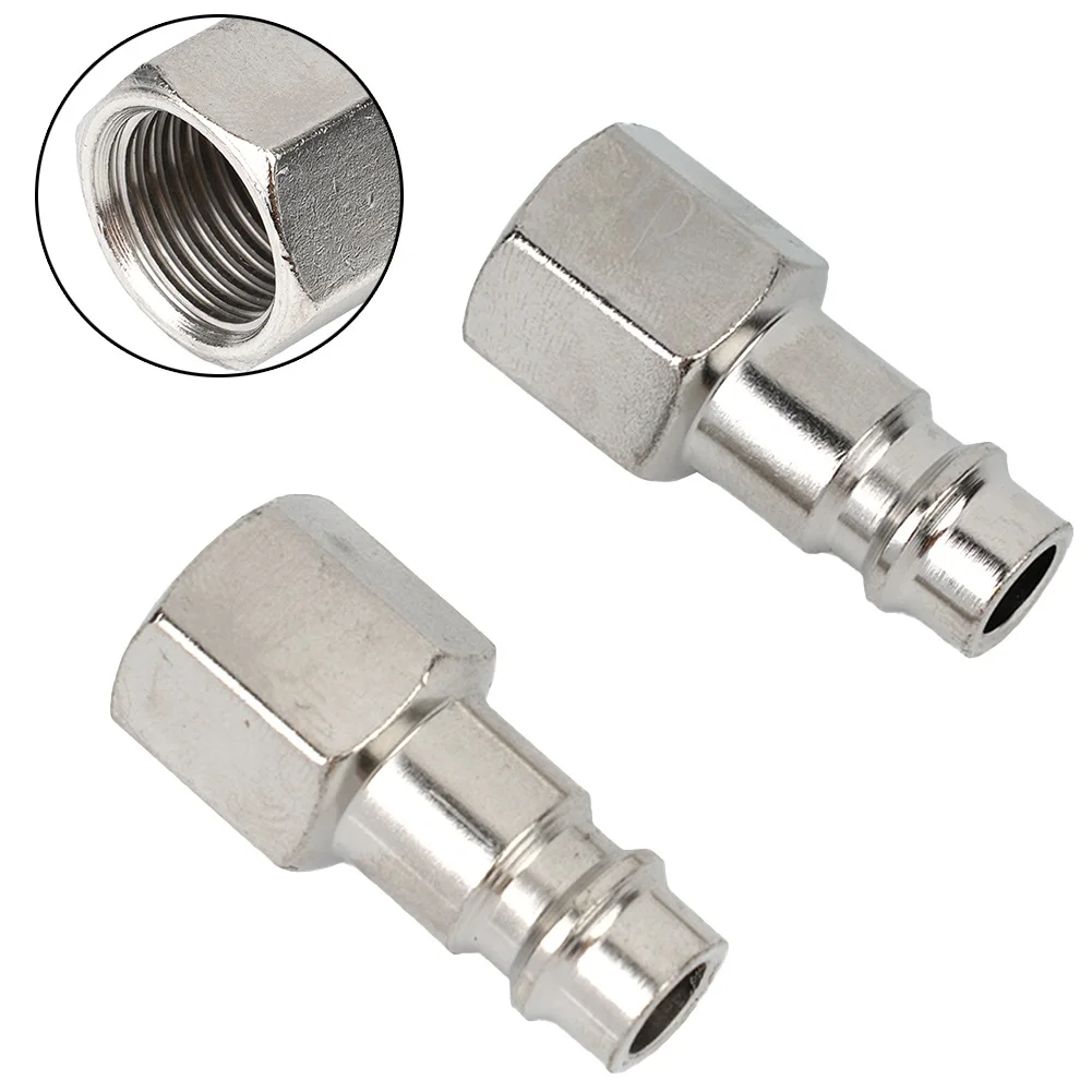 2Pcs Euro Male Quick Release Fitting With Female 1/4