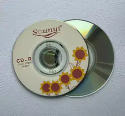 Wholesale 5 Discs Grade A 210MB 52x Blank Printed Flower 8 CM Mini CD-R Disc