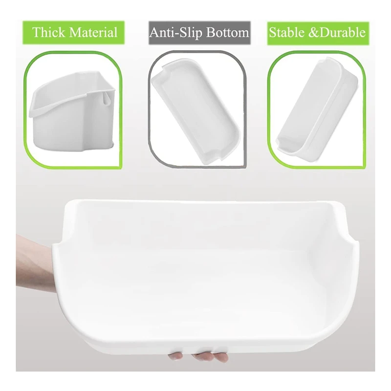 240356401 Refrigerator Door Shelf Bin Replacement, Compatible With FRS6HR5JW0, FFHS2622MBMA, FRS26RLECSR, Upper Door Bin