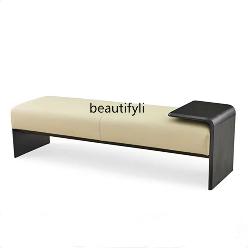 

New Chinese Style Solid Wood Bedroom Bed End Stool Living Room Sofa Stool Cloakroom Rest Area Long Bench