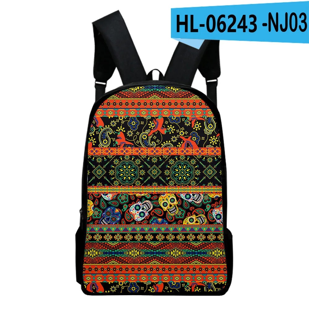 Trendy Popular Paisley pattern Notebook Backpacks pupil School Bags 3D Print Oxford Waterproof Boys/Girls Laptop Backpacks