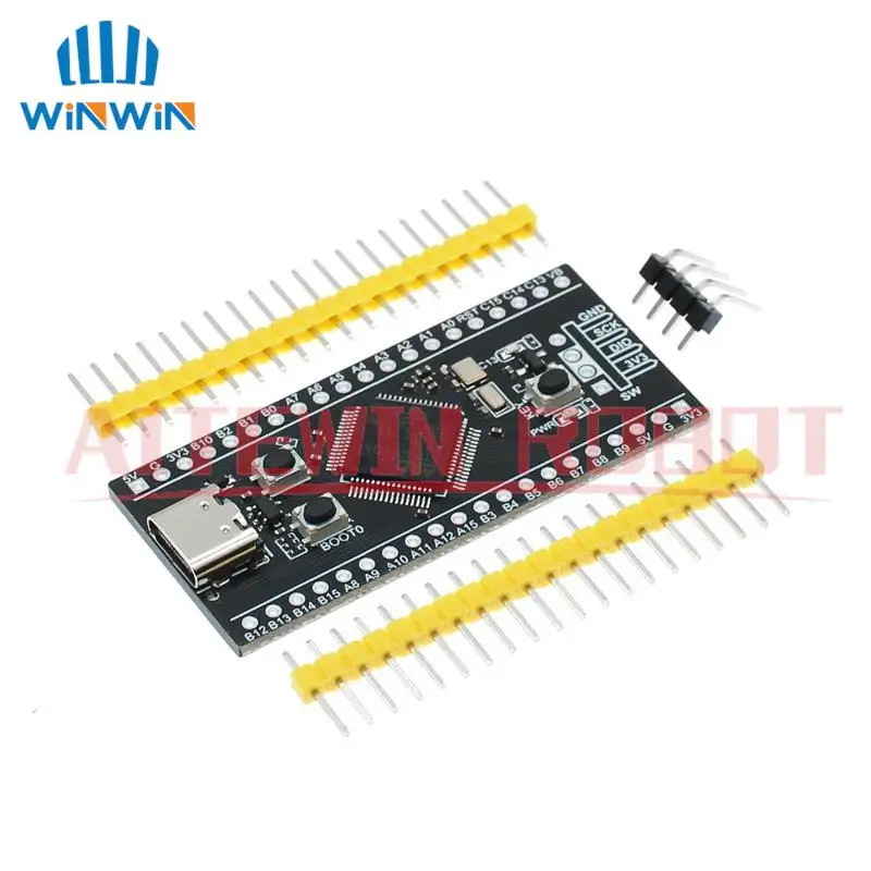 STM32F401RCT6 الحد الأدنى لوحة تطوير النظام STM32 ARM الأساسية لوحة تعليمية وحدة منفذ Type-C