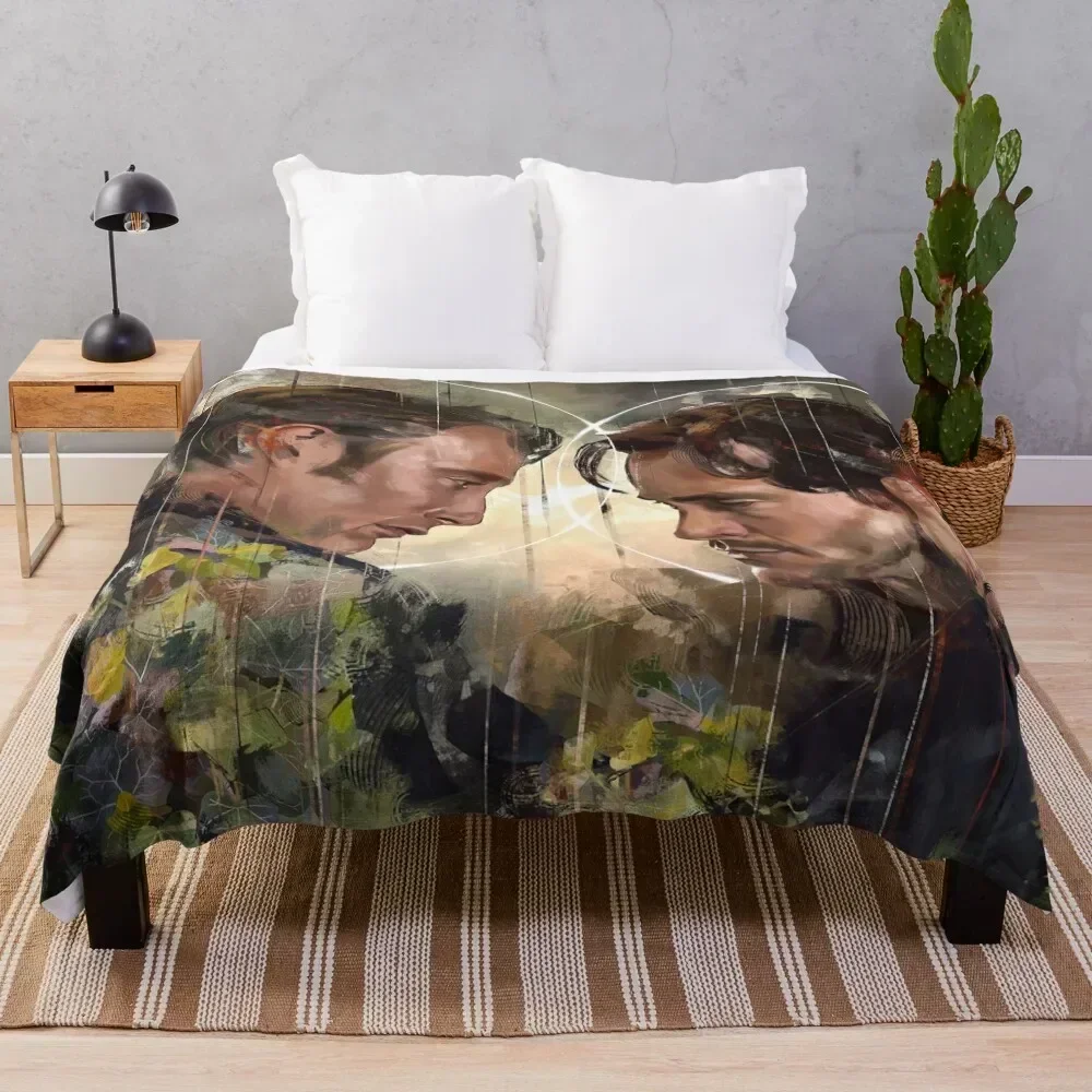 

A rare old plant Throw Blanket For Sofa Thin for sofa Flannel Fabric Thin Blankets