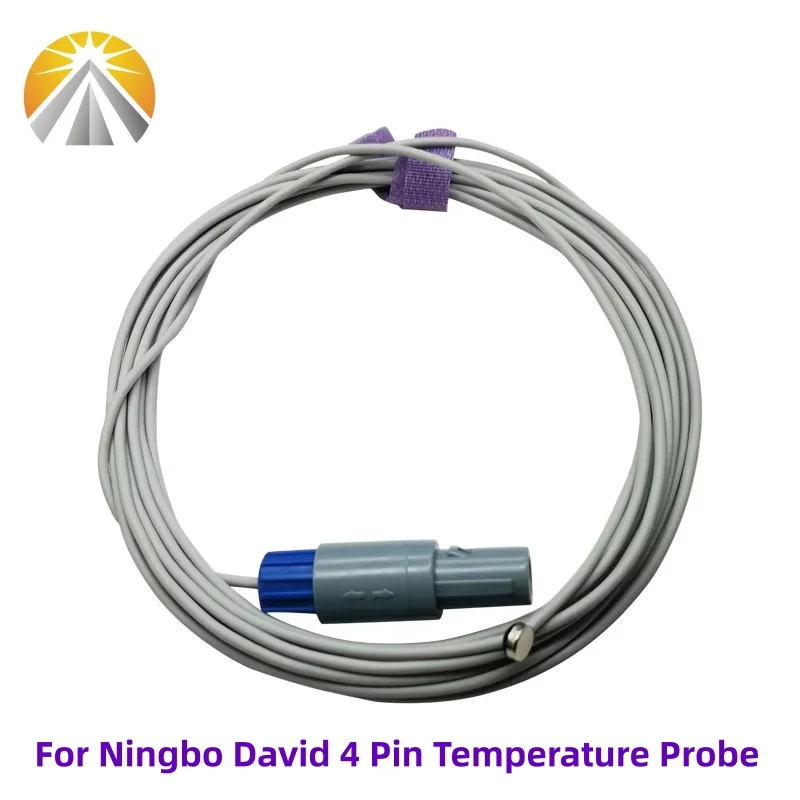 Reusable Medical Temperature Probe Neonate Baby Use Reusable Skin Surface Temperature Sensor 4 Pin For Ningbo David Incubator