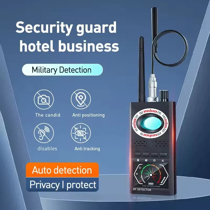 Multi-function K68S Anti Theft Camera Detector GPS Scanning Detecter RF GPS Tracker Wireless Bluetooth Camera Lens Device Finder