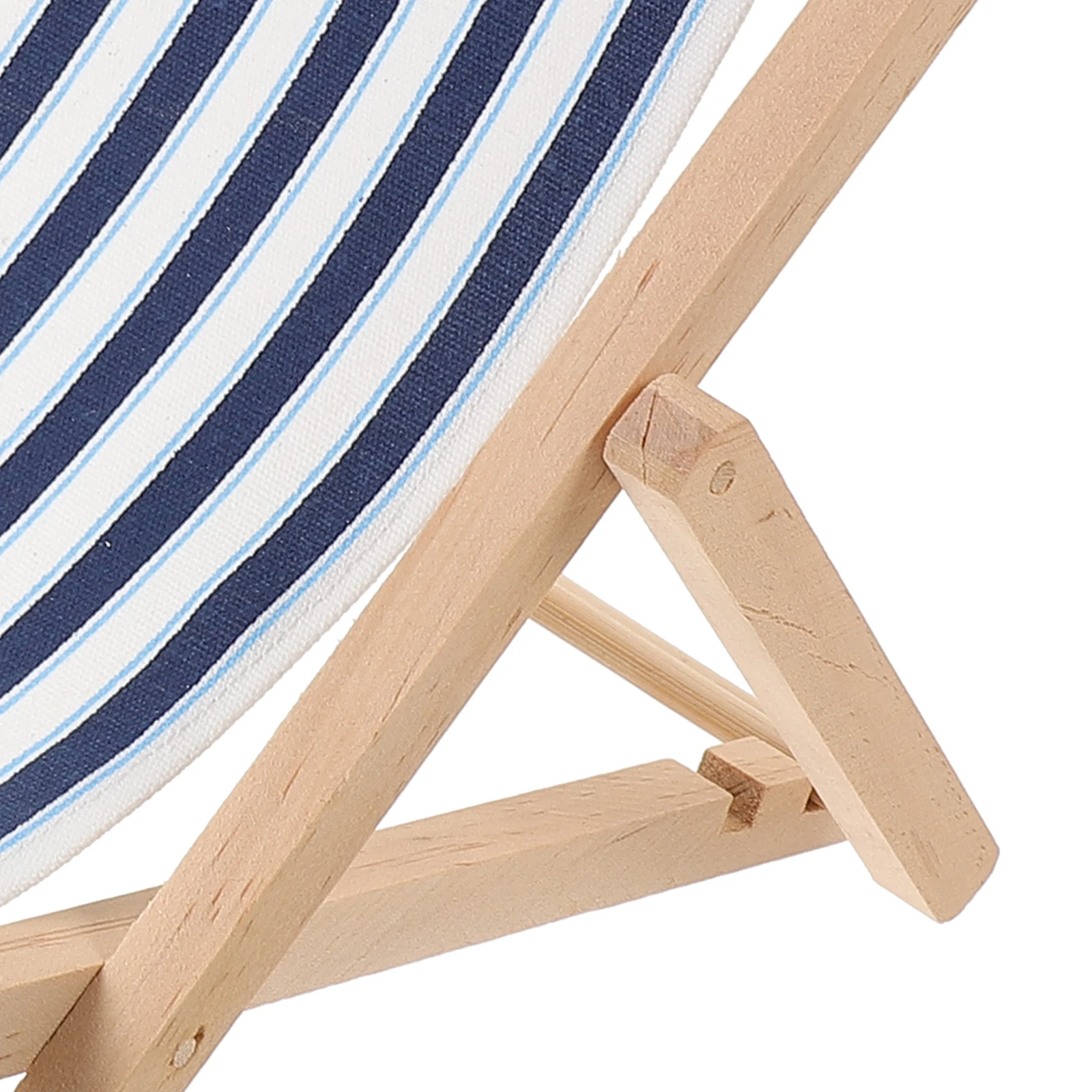

Large Beach Chair Ornaments Home Decoration Wooden Baby Garden Cloth Mediterranean Style Chair Model Sculpture Desktop Adornment
