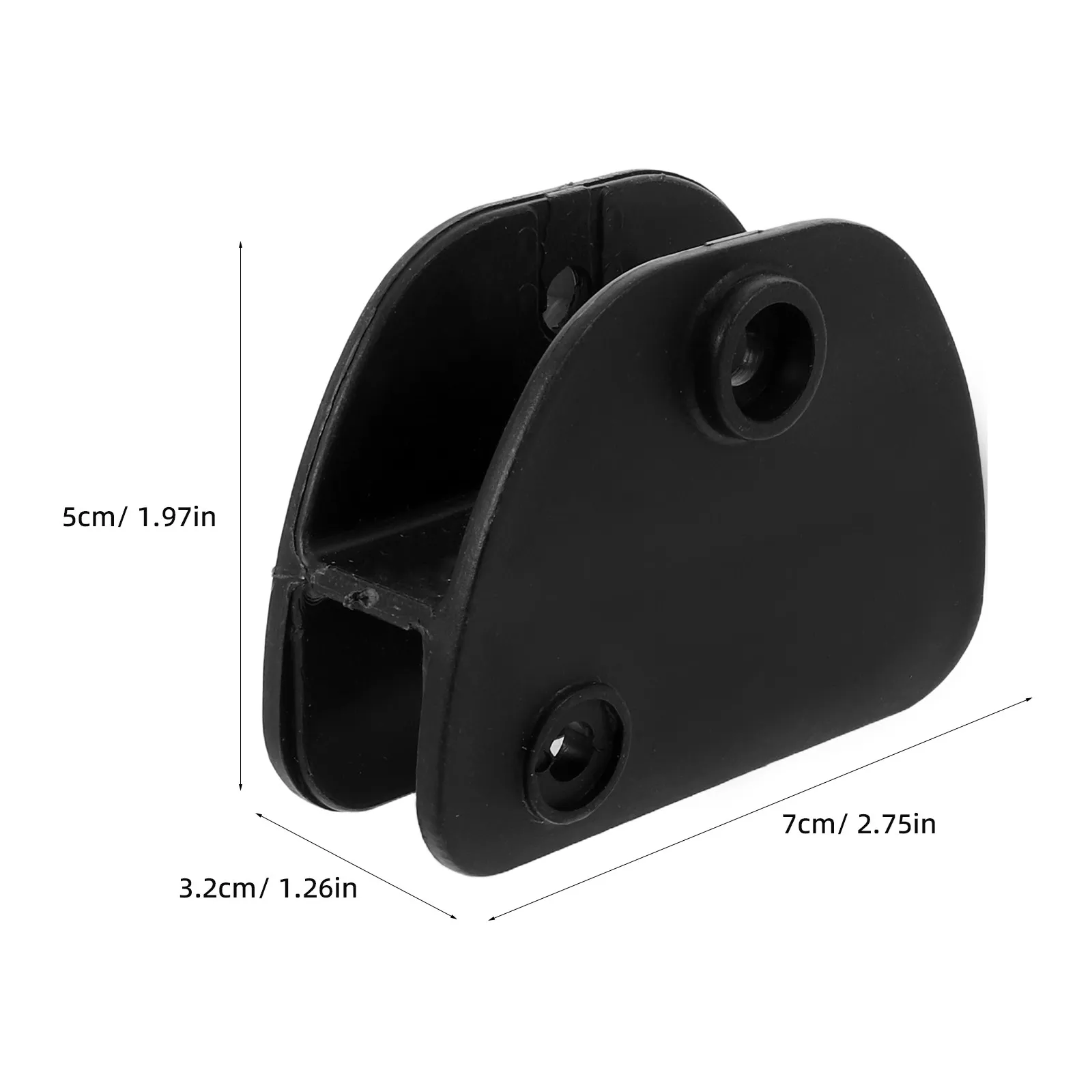 Black Plastic Roma Umbrella Bracket Heavy Duty Weather Resistant Outdoor Patio Umbrella Base Part Support Stand for Garden