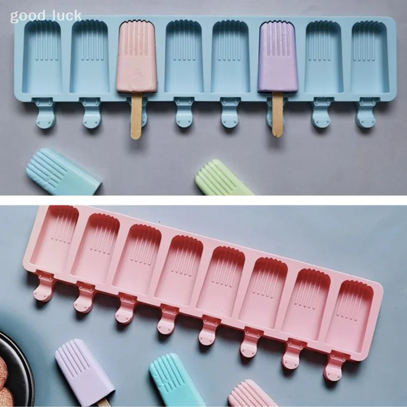 1 Uds molde de silicona para helado DIY Chocolate postre moldes para paletas herramientas caseras suministros para fiestas de verano