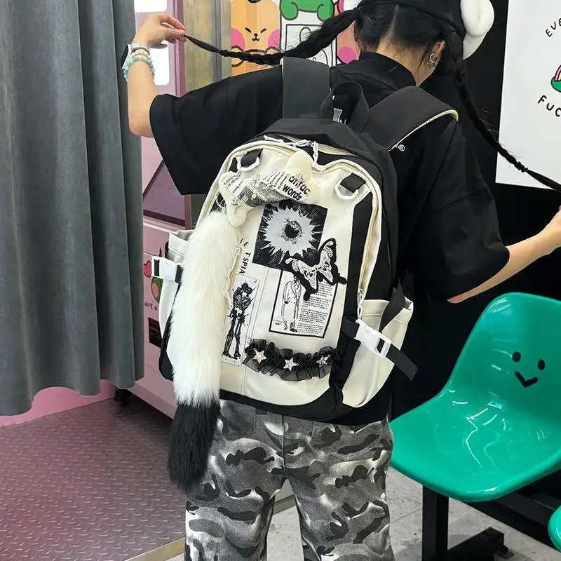 Backpack 2026 Japan Style Y2K Fashion Office Lady High-Capacity