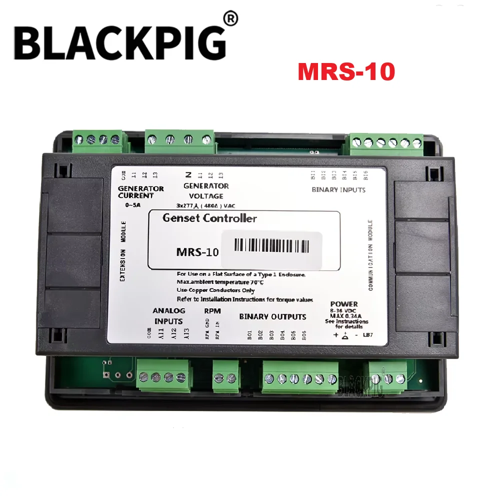 Compatible With Original MRS16 MRS10 Generator Controller Panel Remote Auto Start LCD Display Control Module For Generator Parts