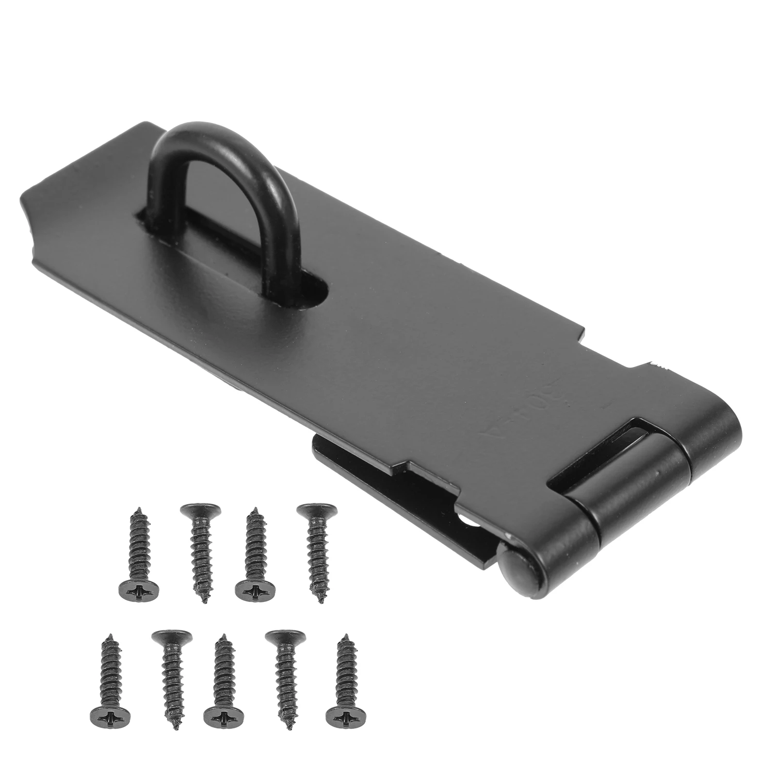 

Black Stainless Lock Plate 4 Inch Thick Furniture Hardware Filing Cabinet Door Durable Hasp -Resistant Cabinet Lock