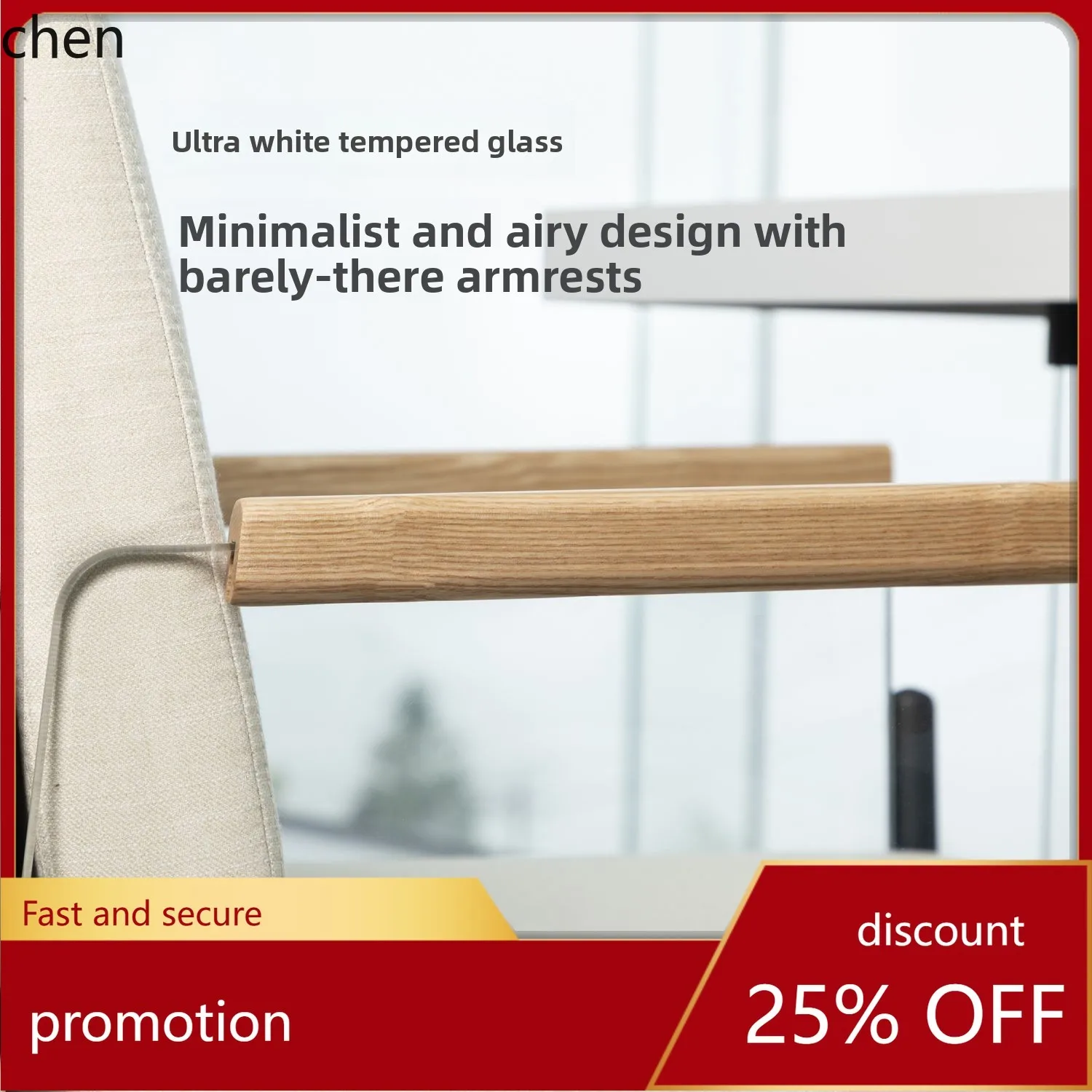 HT Dining Chair Minimalist Restaurant Chair Modern Master High-end Feel Home Study Comfortable Armrest Tea Chair