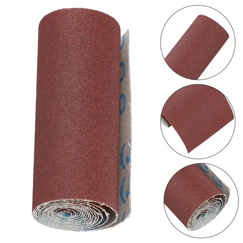 Sandpaper Roll Emery Cloth Sand Paper Sanding Abrasive Sheets 1 Meter Length 4'' 100mm Width 80 120 180 240 600 800 Grit