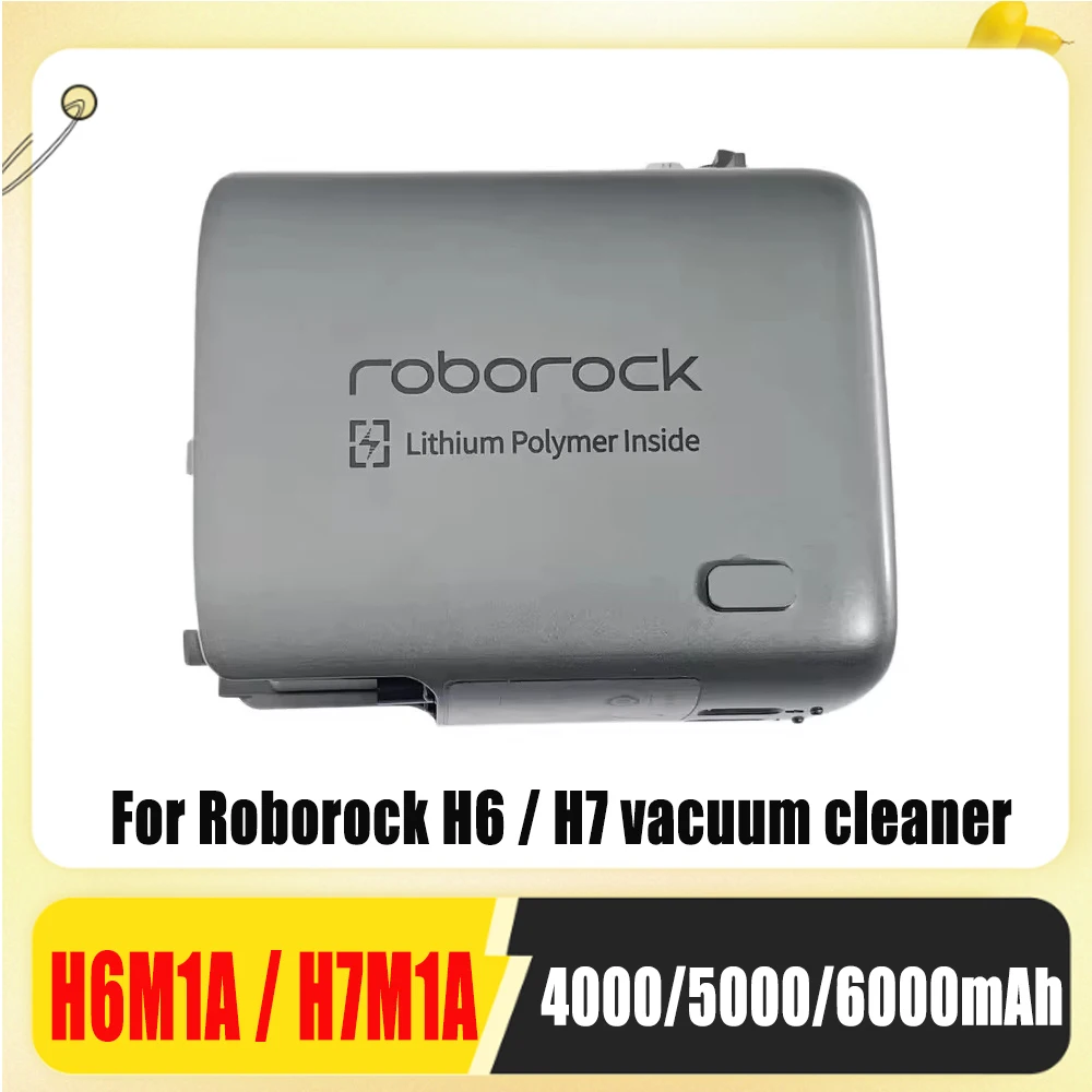 Pour Roborock H6/H7 accessoires d'aspirateur batterie au lithium H6M1A/H7M1A batterie haute capacité