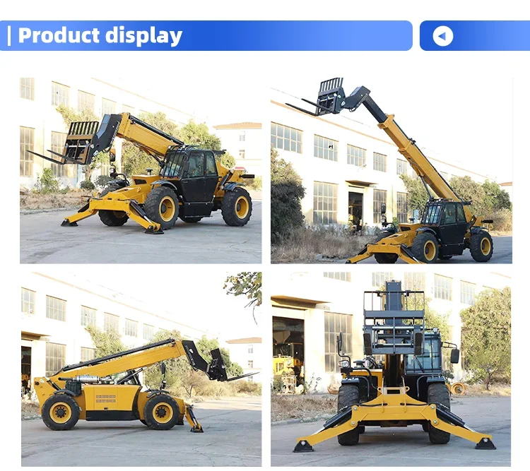 4Ton Telehandler سعر الرافعة الشوكية للرافعة الشوكية تلسكوبية مع قدرة تأجير الرافعة الشوكية الرافعة الشوكية للعمل التضاريس الخام