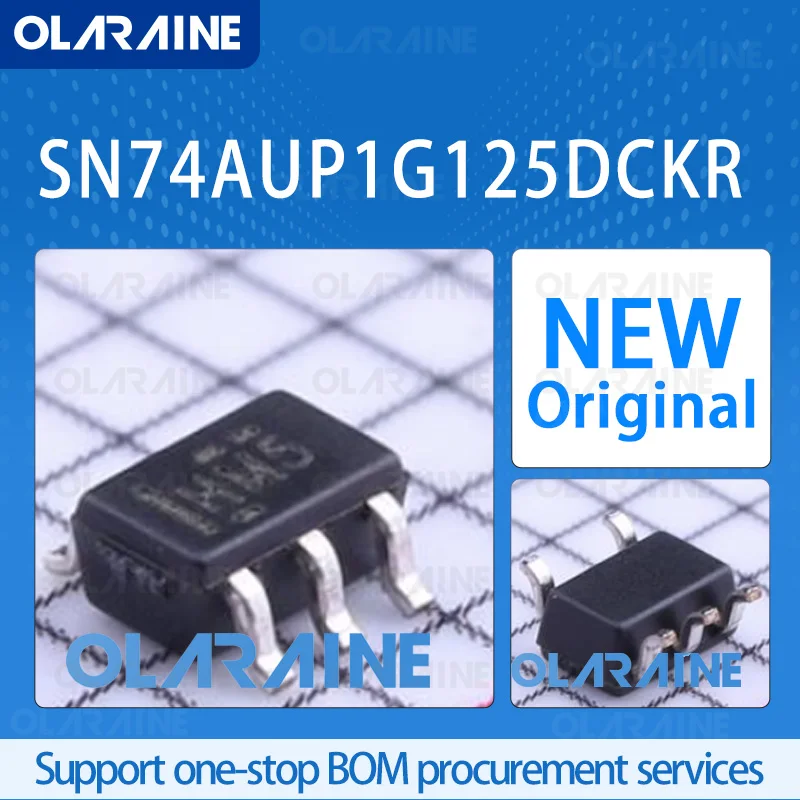 5/10/100Pcs SN74AUP1G125DCKR SC70-5 original 100% ic chip Buffers and line drivers  1 Output Voltage 3.6 V Current 900 nA