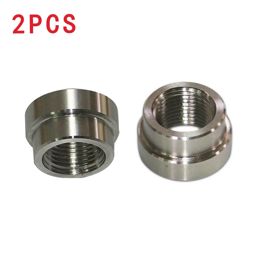 2pcs Stainless Steels sen sor Weld On Bung Plug universal Copper Nut Screw Caps Kit car accessory