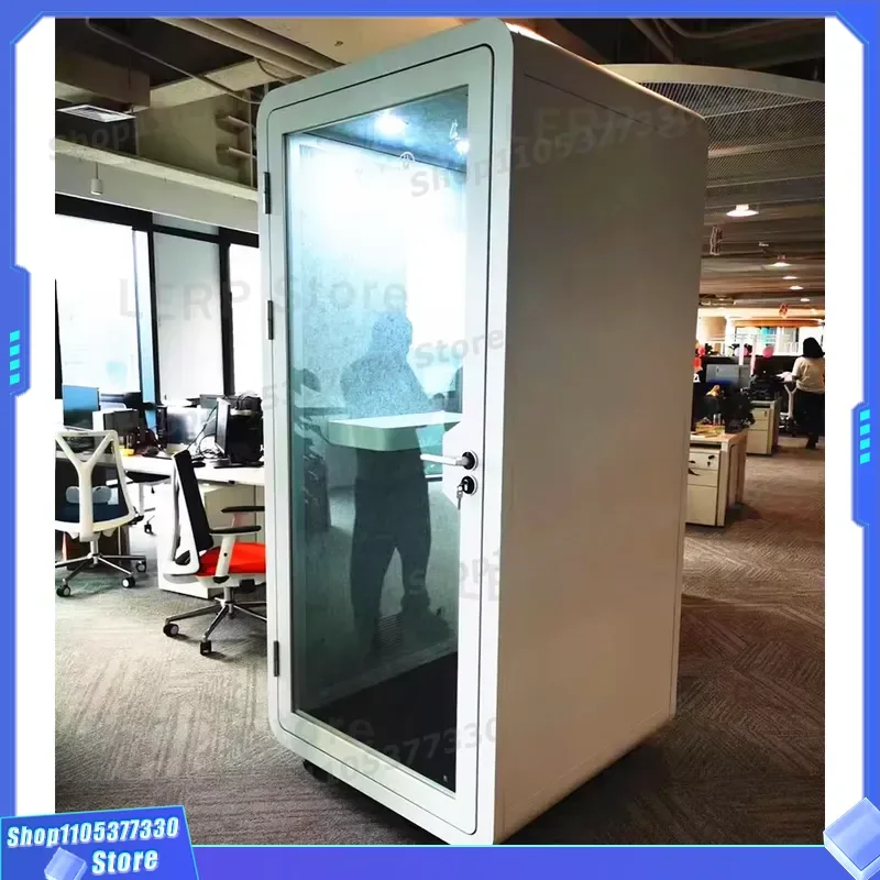 Portable Soundproof Pod for Home Recording Studio Mobile Office Booth Piano Practice Room Live Streaming Cabin with Door